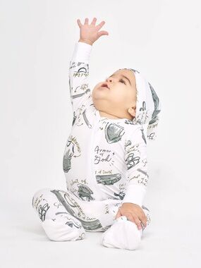 NWT Holy Pals Bamboo Armor of God Pajamas